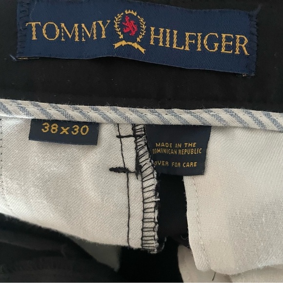 Tommy Hilfiger Vintage  Men’s Black Dress Pants Size 38 X 30 - Picture 6 of 7